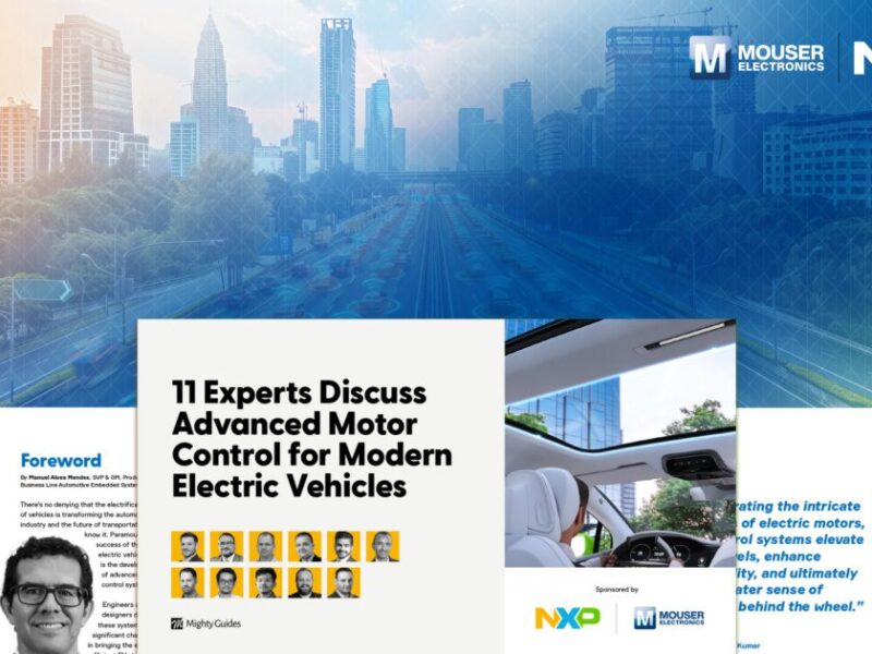Livre numérique sur la commande de moteur pour les véhicules électriques par Mouser Electronics et NXP