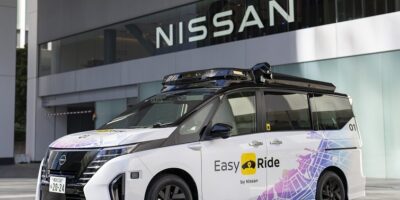 Nissan shows its self-driving van in Japan trial