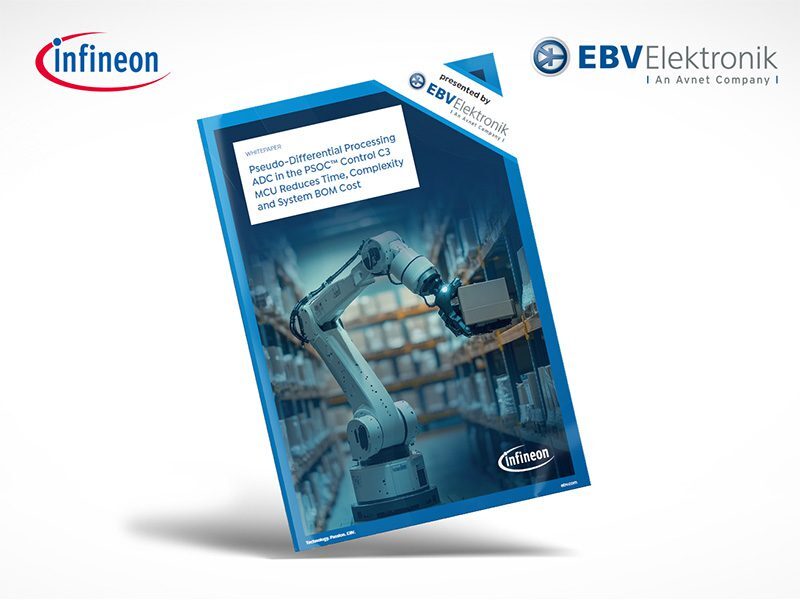 Pseudo-differential processing ADC in the PSOC™ Control C3 MCU reduces time, complexity and system BOM cost