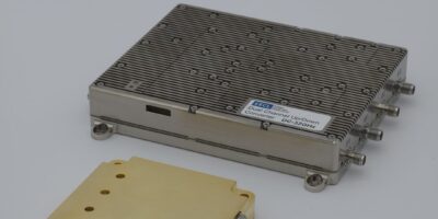 Dual channel up/down converters support W-band