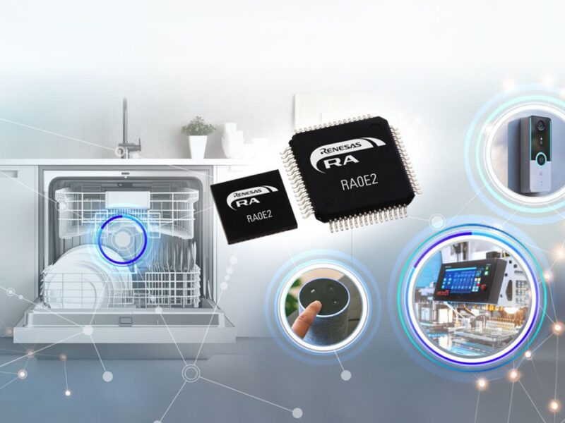 Renesas debuts low-power MCUs within the RA0 series