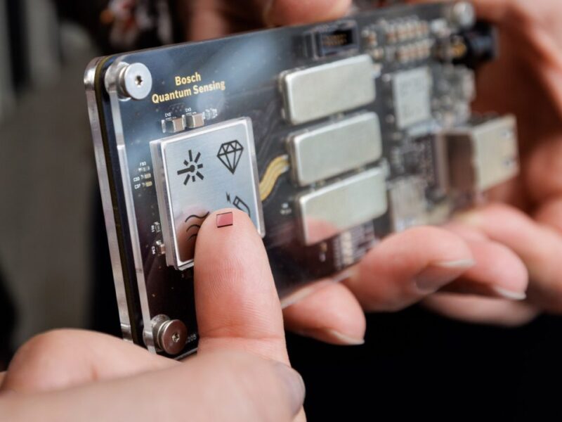 Bosch et Element Six visent un capteur quantique sur diamant