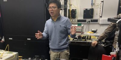 First quantum network video call