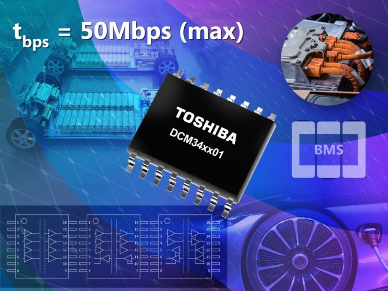 Toshiba lance des isolateurs numériques 4 canaux haute vitesse certifiés pour le secteur automobile