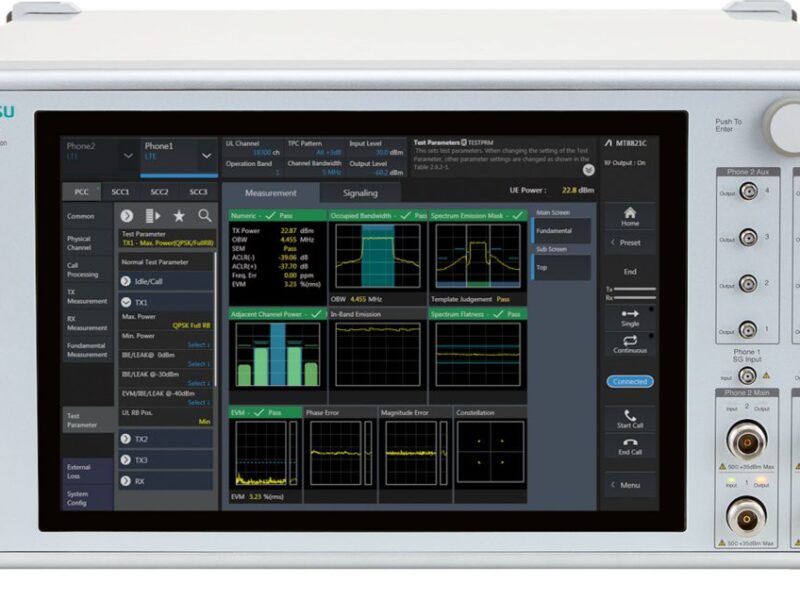 Anritsu et MediaTek Vérifient la Technologie d&rsquo;Antenne AI Intelligente dans l&rsquo;Analyseur de Communication Radio MT8821C