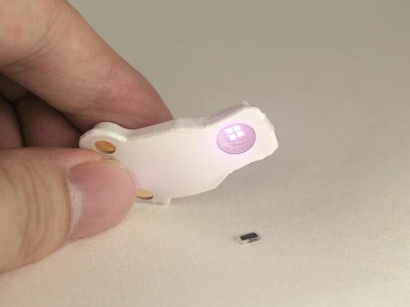 Un petit stimulateur cardiaque de la taille d&rsquo;un grain de riz