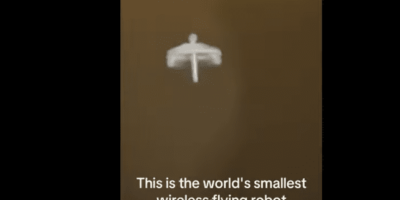 The tiny robot that flies on external magnetic fields