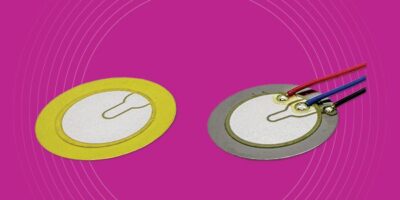 Piezoelectric transducers are 0.12mm thick