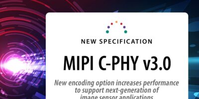 MIPI C-PHY update supports image sensor applications