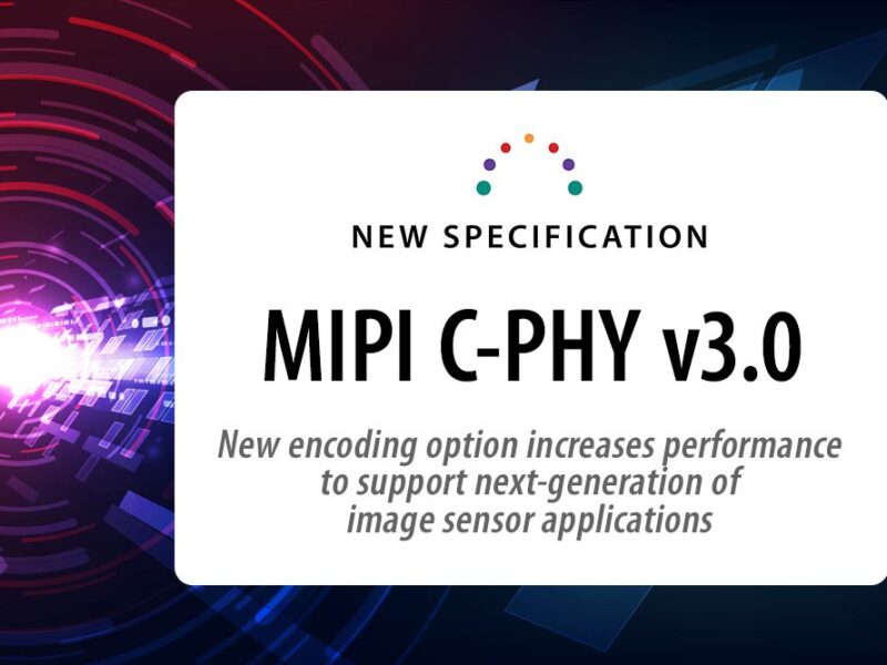 MIPI C-PHY update supports image sensor applications