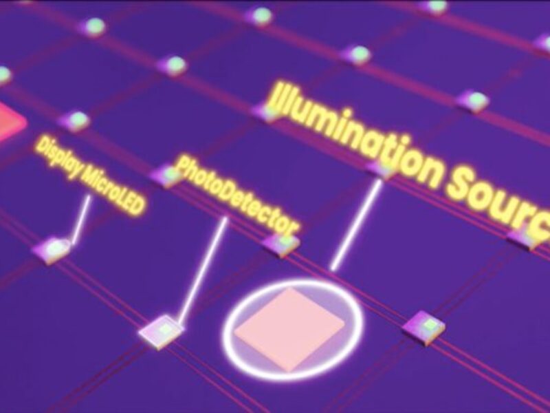 Leti reports on combined microLED display and sensing screen