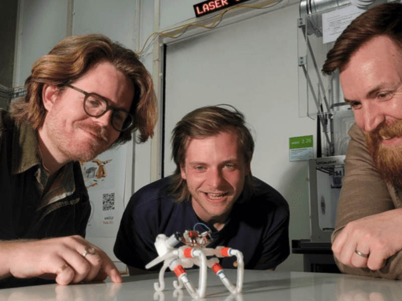 A miracle soft robot – no electronics, no AI, just air!