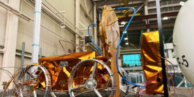 Wireless charging for Moon rover