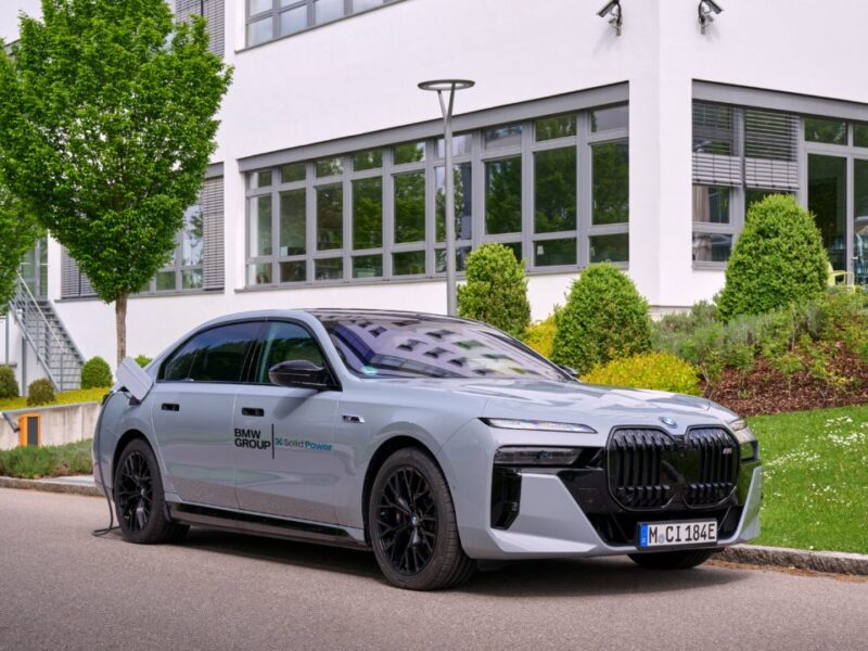 BMW shows test car with solid state battery