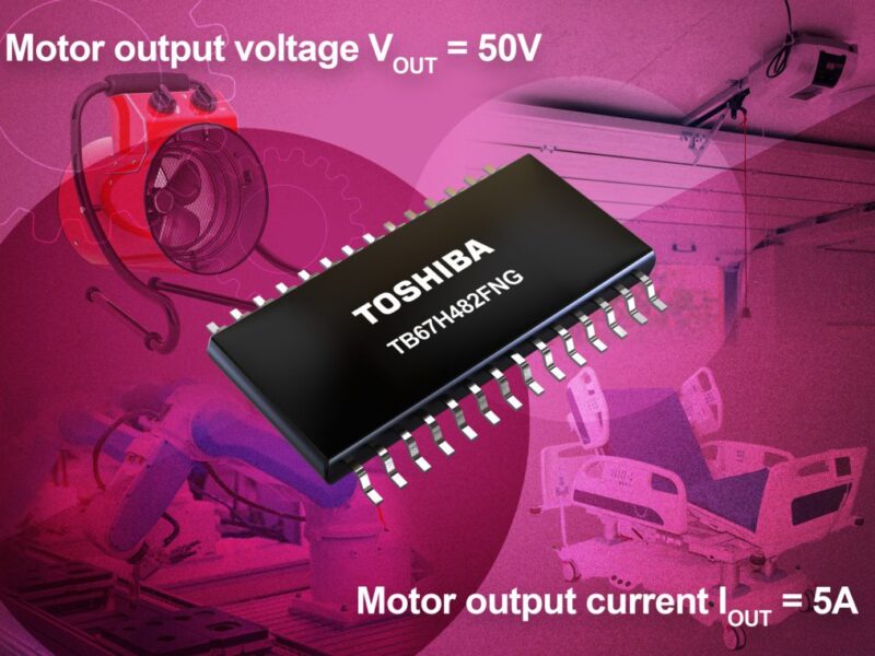 TB67H482FNG de Toshiba : un pilote de moteur puissant pour les applications exigeantes