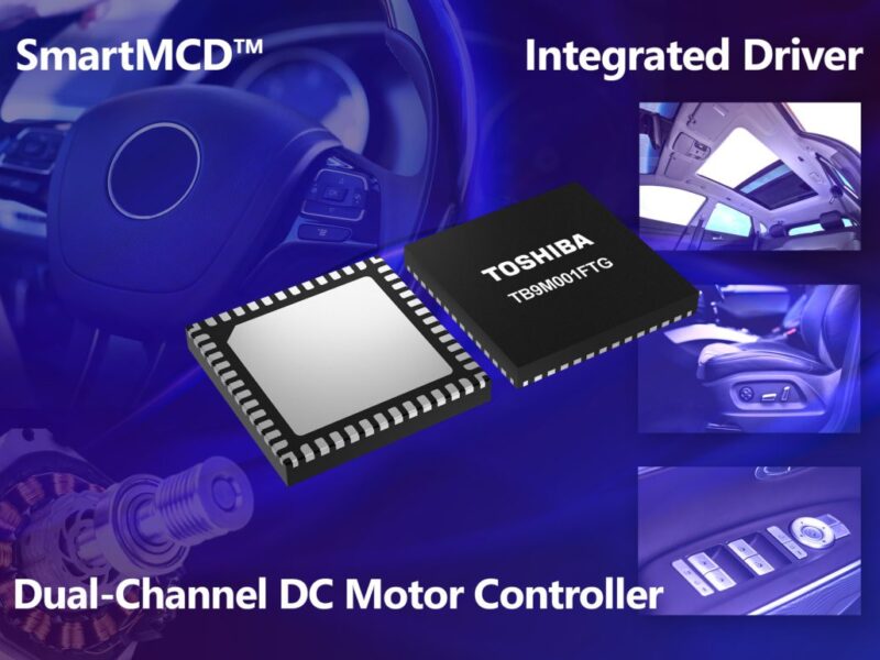 Toshiba dévoile un nouveau SmartMCD pour un contrôle moteur automobile plus compact et plus intelligent