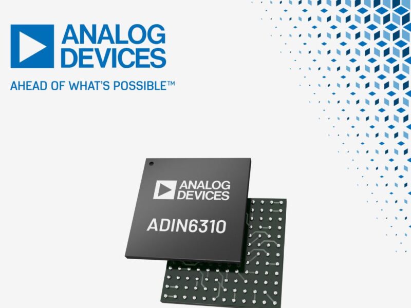 Mouser enrichit son catalogue avec les commutateurs Ethernet industriels ADIN3310 et ADIN6310 d’Analog Devices