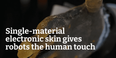 Conductive Skin can give Robots Human touch