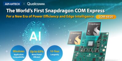 Advantech SOM-6820 : un module COM Express compact pour l’IA en périphérie, propulsé par Snapdragon X-Elite