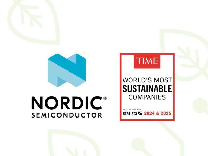 Nordic Semiconductor grimpe de 200 places dans le classement TIME des entreprises les plus durables au monde