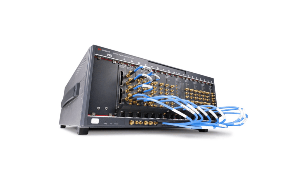 The 1000 qubit quantum control system is assembled from PXIe chassis 