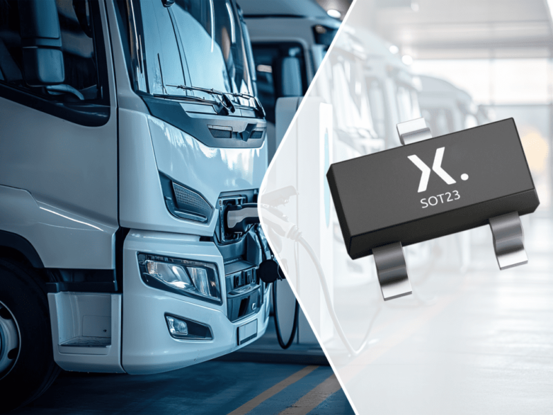 Nexperia shows first 48 V ESD protection diode for EV data networks