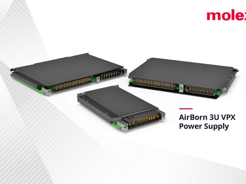 Molex innove dans les alimentation VPX 3U compactes