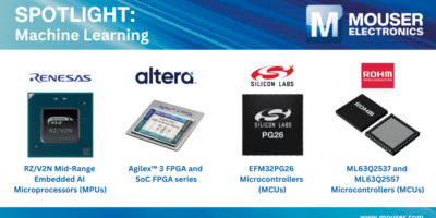 Mouser renforce son offre en IA embarquée avec de nouvelles solutions processeur et accélérateur pour le machine learning