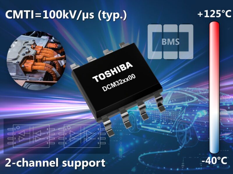 Toshiba renforce la sécurité des véhicules électriques avec ses nouveaux isolateurs numériques haute vitesse à 2 canaux