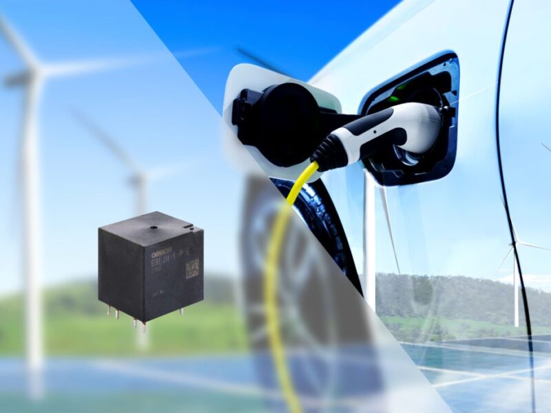 OMRON lance le relais G9EJH-1-E : une solution compacte et robuste pour la sécurité des batteries haute tension