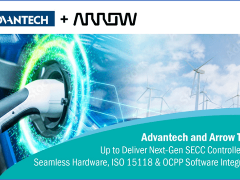 Advantech et Arrow lancent un contrôleur SECC de nouvelle génération pour la recharge intelligente des véhicules électriques