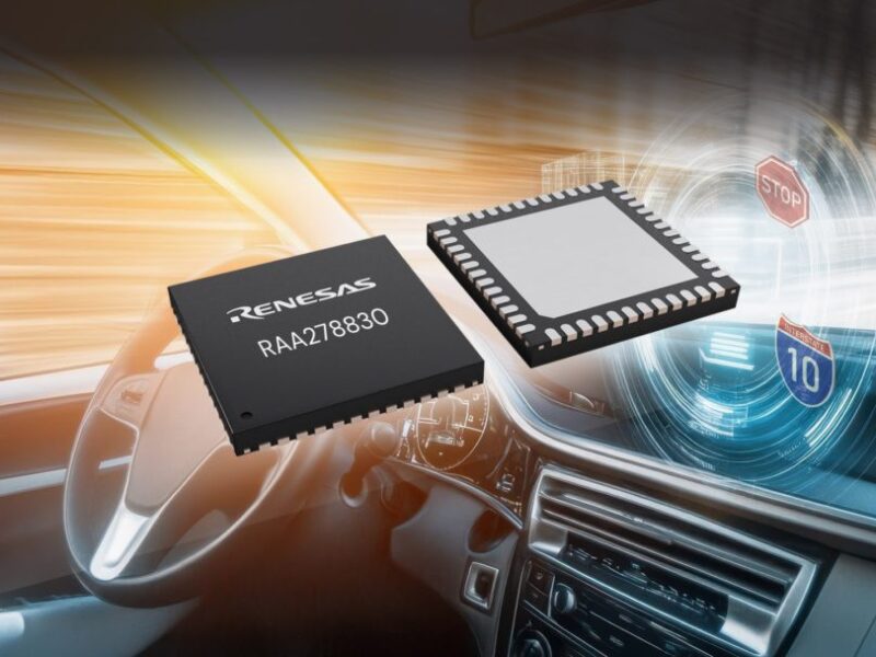 Renesas lance le processeur vidéo RAA278830 pour écrans LCD automobiles conformes à l’ISO 26262 ASIL B