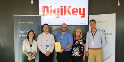 DigiKey récompensé par Sensirion pour l’excellence de son service mondial