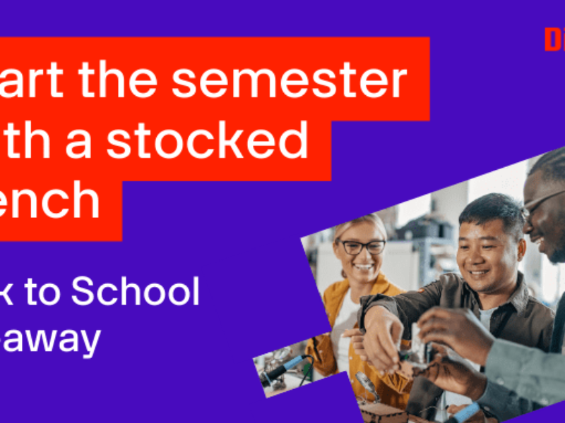 DigiKey célèbre la rentrée avec un concours pour les étudiants innovants