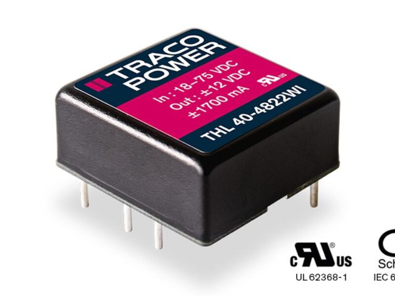 Traco Power THL 40WI – Une solution CC/CC compacte et économique pour les applications industrielles exigeantes