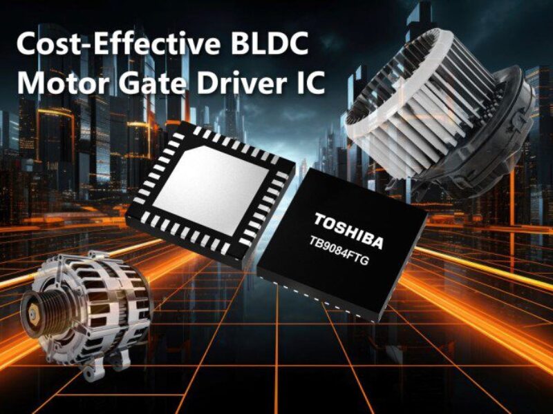 Toshiba outlines gate driver IC for BLDC motors