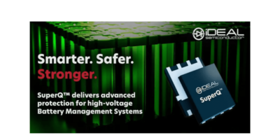 SuperQ MOSFETs set new safety benchmark for high-voltage battery packs