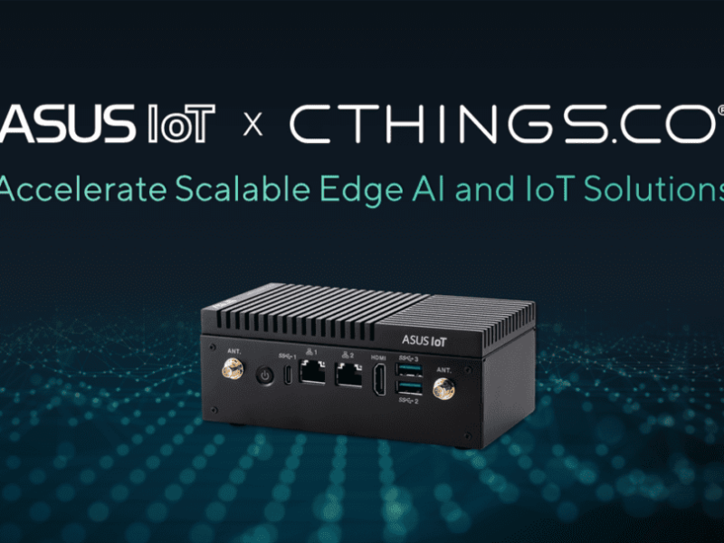 ASUS IoT and CTHINGS.CO boost edge AI deployments with unified IoT platform
