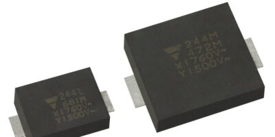 Vishay SMDY1 – Les premiers condensateurs de sécurité Y1 au format SMD pour systèmes haute tension