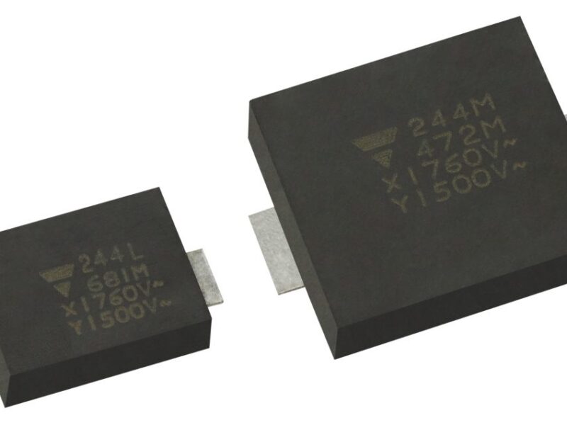Vishay SMDY1 – Les premiers condensateurs de sécurité Y1 au format SMD pour systèmes haute tension