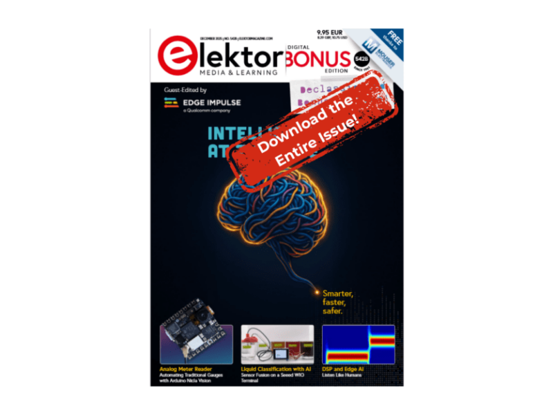 Edge Impulse Guest-Edited Bonus Edition: The complete download