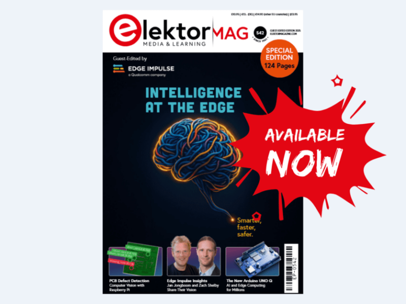 New ElektorMag spotlights edge AI in guest edition by Edge Impulse