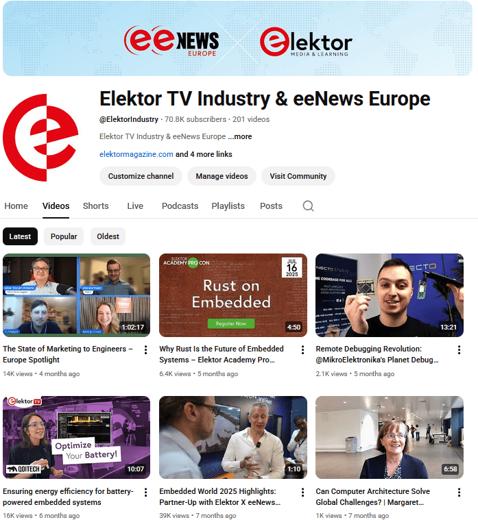 Elektor Industry & eeNews Europe