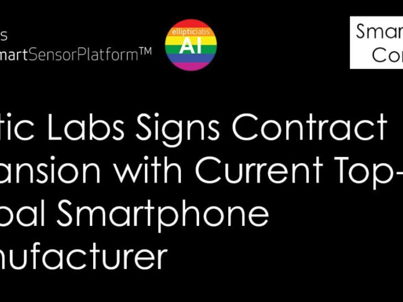 Elliptic Labs expands AI sensor deal with top smartphone OEM