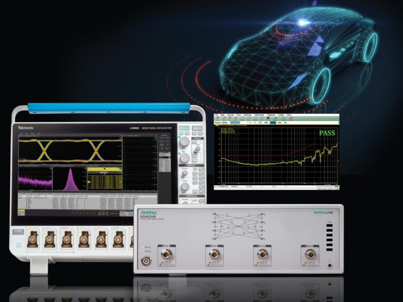 Anritsu propose une solution complète de test Ethernet automobile en collaboration avec Tektronix