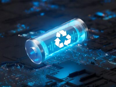 Analysis of volatile compounds in recycled lithium-ion battery material using HS-GCMS