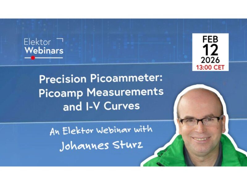 Precision picoammeter webinar: picoamp I-V measurements — webinar with Johannes Sturz