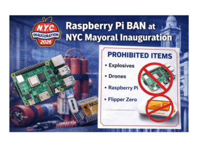 Raspberry Pi banned at Zoran Mamdani’s New York City mayoral inauguration