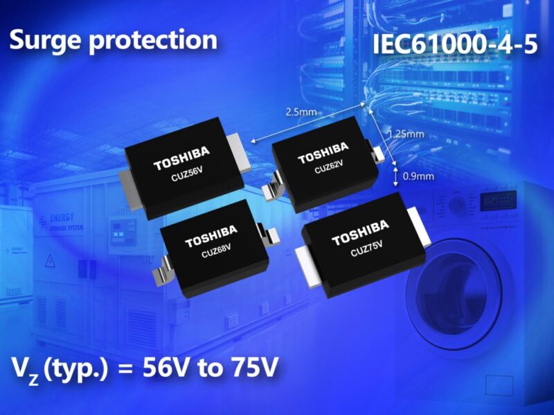 Toshiba renforce la protection des systèmes 48 V avec de nouvelles diodes Zener jusqu’à 75 V