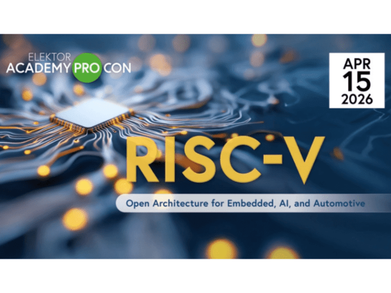 The program for Elektor’s online conference on RISC-V is now online
